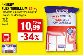 Hubo Hubo Flex Tegellijm 25kg aanbieding