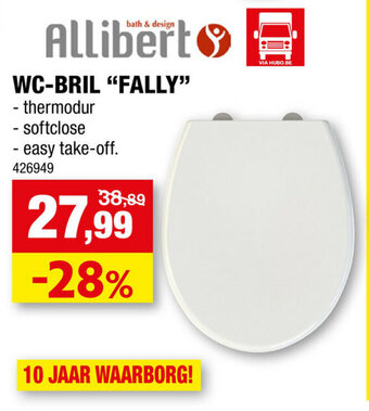 Hubo Allibert WC-Bril Fally aanbieding