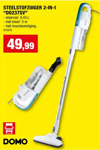 Steelstofzuiger 2-in-1 D0237SV