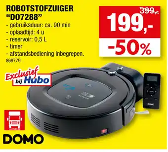 Hubo Robotstofzuiger "D07288" aanbieding