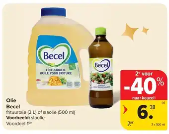 Carrefour Olie Becel aanbieding