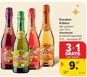 Carrefour Dranken Kidibul aanbieding