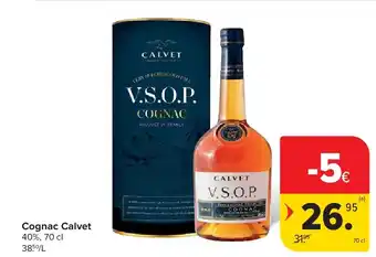 Carrefour Cognac Calvet aanbieding