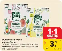 Carrefour Market Bruisende limonade maison perrier aanbieding