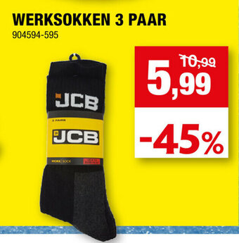Hubo Werksokken 3 Paar aanbieding