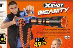 ToyChamp X-shot Insanity Rage Fire met 72 darts aanbieding