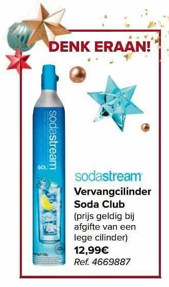 Carrefour Vervangcilinder soda club aanbieding