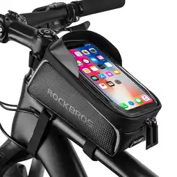 Decathlon Waterdichte Fietstas Telefoonhouder met Touchscreen voor Telefoons tot 6,2 inch aanbieding
