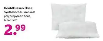 Leen Bakker Hoofdkussen base 60x70cm aanbieding
