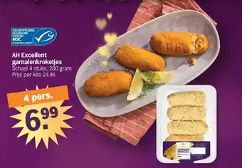 Albert Heijn AH Excellent garnalenkroketjes aanbieding