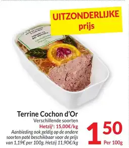 Intermarché Terrine Cochon d'Or aanbieding