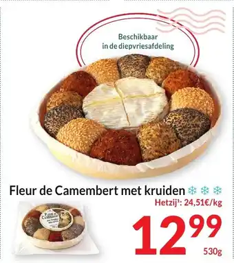 Intermarché Fleur de camembert met kruiden aanbieding