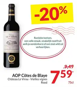 Intermarché AOP Côtes de Blaye aanbieding