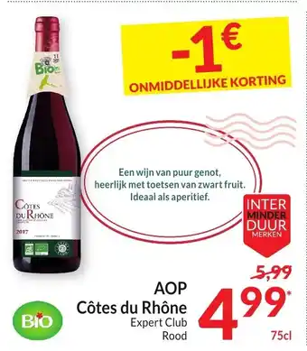 Intermarché AOP Côtes du Rhône aanbieding