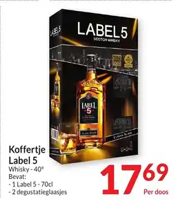 Intermarché Koffertje Label 5 aanbieding