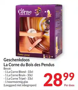 Intermarché Geschenkdoos la corne du bois des pendus aanbieding