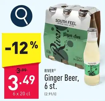 ALDI River ginger beer aanbieding