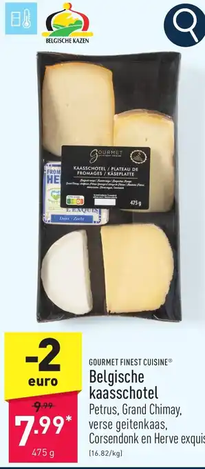 ALDI Gourmet finest cuisine belgische kaasschotel aanbieding