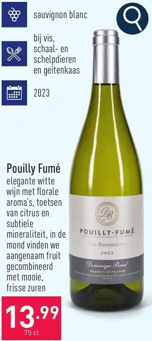 ALDI Pouilly Fumé aanbieding