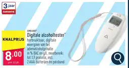 ALDI Ambiano digitale alcoholtester aanbieding