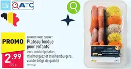 ALDI Gourmet finest cuisine plateau fondue pour enfants aanbieding