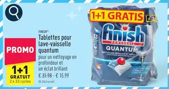 ALDI Finish tablettes pour lave-vaisselle quantum aanbieding