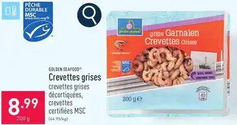 ALDI Golden seafood crevettes grises aanbieding