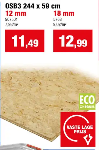 Hubo OSB3 aanbieding