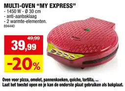 Hubo Multi Oven My Express aanbieding