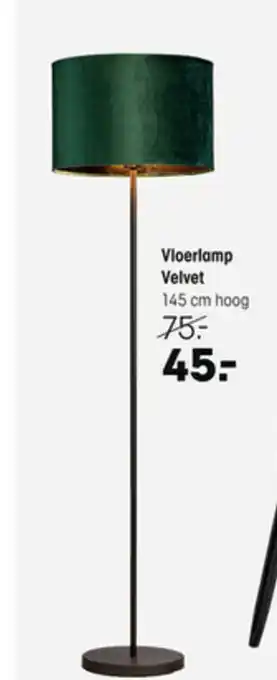 Kwantum Vloerlamp Velvet aanbieding