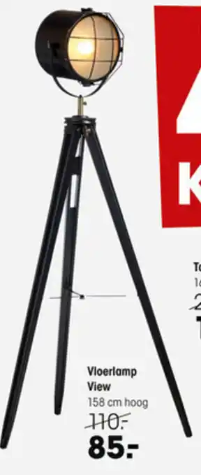 Kwantum Vloerlamp View 158 cm aanbieding