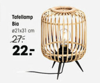 Kwantum Tafellamp Bia aanbieding