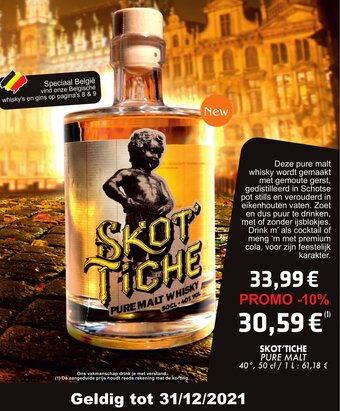 Cora Skot'Tiche Pure Malt 500ml aanbieding