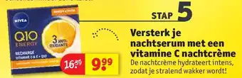 Kruidvat Versterk je nachtserum met een vitamine C nachtcrème aanbieding