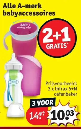 Kruidvat Alle A-merk babyaccessoires aanbieding