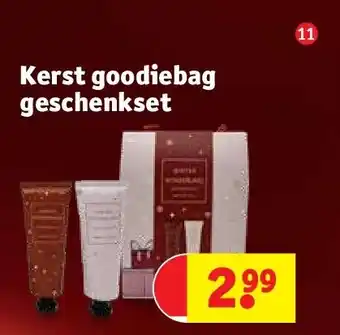 Kruidvat Kerst goodiebag geschenkset aanbieding