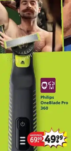 Kruidvat Philips OneBlade Pro 360 aanbieding