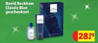 Kruidvat David Beckham Classic Blue geschenkset aanbieding