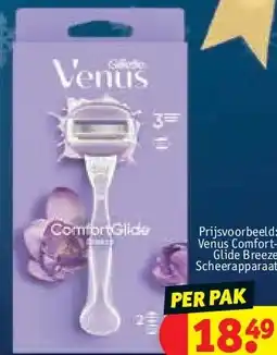 Kruidvat Venus Comfort- Glide Breeze Scheerapparaat aanbieding