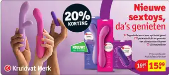 Kruidvat Multispeed vibrator aanbieding