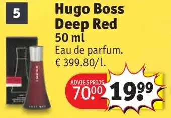 Kruidvat Hugo Boss Deep Red aanbieding