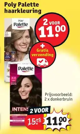 Kruidvat Poly Palette haarkleuring aanbieding