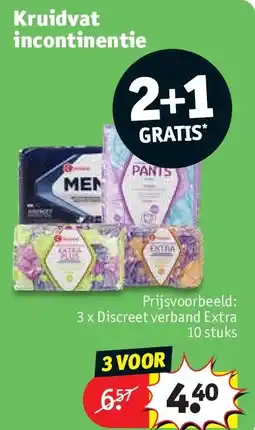 Kruidvat Kruidvat incontinentie aanbieding