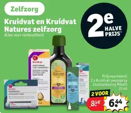 Kruidvat Kruidvat en Kruidvat Natures zelfzorg aanbieding