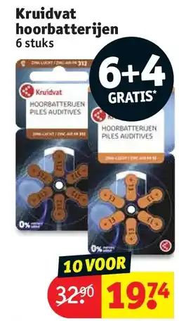 Kruidvat Kruidvat hoorbatterijen aanbieding