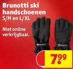 Kruidvat Brunotti ski handschoenen aanbieding