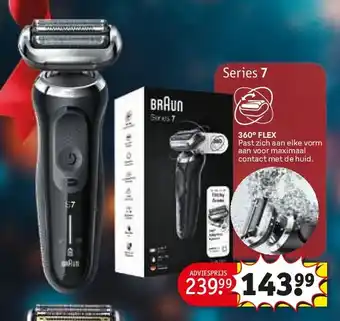 Kruidvat BRAUN Scheerapparaat en IPL Series 7 aanbieding