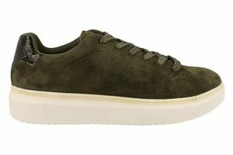 Berca Shoes Mode-Mania Veterschoen Dames - Kaki aanbieding