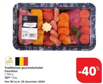 Carrefour Market Traditionele gourmetschotel aanbieding