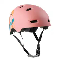 Decathlon Skater- en fietshelm | Roze Bloem L (57-61 cm) | EN1078 gecertificeerd aanbieding